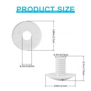 Kit de 12 Piezas de Tornillos para Ruedas de Limpieza de Piscinas Polaris 280/180 C55 y Arandelas C64 - Product Image 3