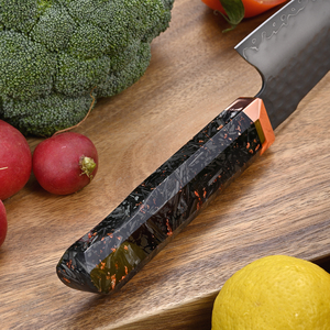 <span class=keywords><strong>Couteau</strong></span> <span class=keywords><strong>de</strong></span> cuisine professionnel <span class=keywords><strong>japonais</strong></span> KEENHOPE en acier SKD11, <span class=keywords><strong>couteau</strong></span> à éplucher Sanmai à 3 couches, avec renfort en cuivre et manche en fibre <span class=keywords><strong>de</strong></span> carbone - Product Image 4
