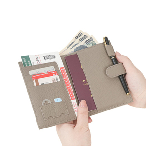 Sang Trọng Mang Nhãn Hiệu Của Phụ Nữ Da Chính Hãng Ví Du Lịch Tổ Chức Bìa Hộ Chiếu Chủ Thẻ Tùy Chỉnh Thiết Kế Bao Gồm Túi Trường Hợp - Product Image 2