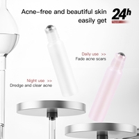 Soin de la peau Jour et Nuit Traitement des cicatrices d'acné Élimination Essence Acide salicylique Double stylos Sérum facial portable