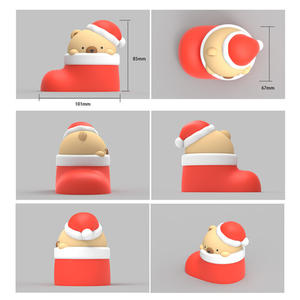 Décoration de Noël mignonne et petite pour la maison, lampe panda décorative pour la chambre, veilleuse animale à capteur tactile pour la décoration - Product Image 6