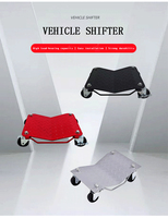 Chariot de manutention automobile argenté, pièce de modification populaire, structure solide et durable, installation simple plug-and-play, anti-décoloration
