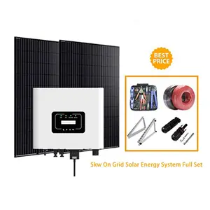 4kw 2 kw 3kva paygoソーラーホームパワーシステム1kw2kwオングリッド太陽光発電ソーラーパネルシステム住宅用