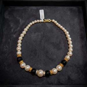 สร้อยคอเซรามิกประดับมุกอิตาลีทำมือ พร้อมใบรับรองความแท้ # 194 - Product Image 3