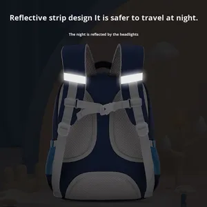 Nouveau Sac à Dos <span class=keywords><strong>Scolaire</strong></span> pour Enfants <span class=keywords><strong>de</strong></span> la Maternelle au CM2, Imprimé Logo Publicitaire, pour <span class=keywords><strong>Cours</strong></span> <span class=keywords><strong>de</strong></span> Remise en Forme et <span class=keywords><strong>de</strong></span> Tutorat, en Nylon Oxford Résistant aux Déchirures et Respirant - Product Image 3