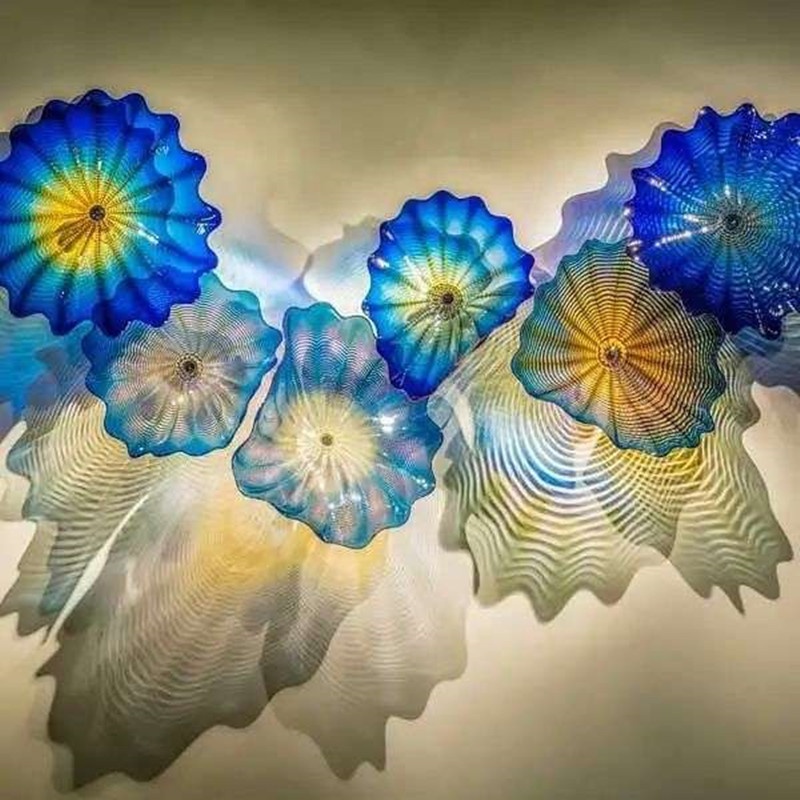 Luxury Murano Glass Wall Art Color Size Customized Style Interior Design Home Wall Hanging Decor