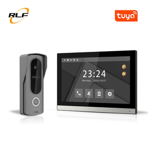 2-Draht-Video-Türsprechanlage 1 Set=F5+B16 10 Zoll TFT-Touchscreen 1024*600 Px IP65 Gegensprechanlage Innenmonitor Einfache Verbindung 2-Draht-System - Product Image 1