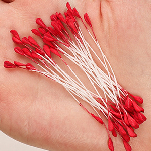 Venta al por Mayor de 300 Piezas de Estambres de Flores Artificiales de 2mm, Cuentas de Algodón para Manualidades, Decoración Moderna para Graduación, San Valentín, Manualidades DIY, HX2M - Product Image 5