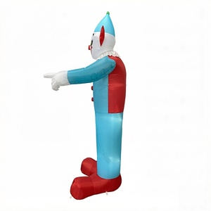 Decoración Inflable de Payaso Terrorífico con Hacha de 7 Pies, Iluminada, para Jardín Exterior, Resistente al Agua, Precio de Fábrica, Gran Venta - Product Image 4
