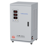 Régulateur/Stabilisateur de tension automatique haute précision à affichage numérique monophasé 220V 50/60Hz YILONG SVC-15KVA