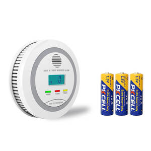 Detector de Monóxido de Carbono con Precio de Fábrica al por Mayor, Detector de Alarma de Monóxido de Carbono con Batería y Pantalla LCD, Estándares UL2034 - Product Image 1