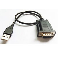 Cable Convertidor USB a DB9 para Computadora con Conductor de Cobre Puro, Blindaje Trenzado y Revestimiento de PVC