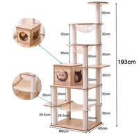 Structure d'escalade pour chat - Nouvelle capsule spatiale, grande plateforme de saut en corde, griffoir, niche et arbre à chat intégrés