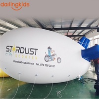 Ballon gonflable géant personnalisé de 10 m pour événements et fêtes, modèle d'airship suspendu pour la publicité gonflable