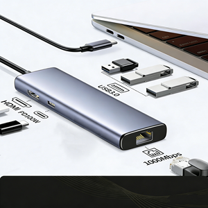 <span class=keywords><strong>Adaptateur</strong></span> OTG Type-C Mâle 1516 Convertisseur USB C avec Sortie DC 2.0 Protection OTP en Alliage d'Aluminium pour Téléphones Mobiles (En Stock) - Product Image 1
