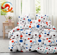 Nouvelle collection de literie JIMMY pour le marché africain, draps en coton, ensemble de literie au toucher doux, housses de couette, ensemble de literie