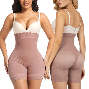 Shorts de Cintura Alta con Control de Abdomen, Pantalones Moldeadores <span class=keywords><strong>para</strong></span> Mujer, Fajas Colombianas, Levanta Glúteos, Moldeador de Cuerpo - Product Image 1