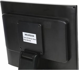 Support de moniteur <span class=keywords><strong>vertical</strong></span> Wearson, support de moniteur de bureau en métal, support de moniteur réglable en hauteur pour bureau, support VESA 75 100 - Product Image 4