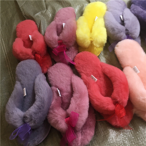 Gerçek Koyun Derisi Otel ve Ev İçin Ucuz Yün Terlikler - Product Image 5