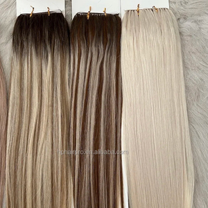 Chất Lượng Cao Trung Đông Thị Trường Lông Sợi Ngang Phần Mở Rộng Tóc Remy Lớp Biểu Bì Tóc Dệt Lông Phần Mở Rộng - Product Image 1