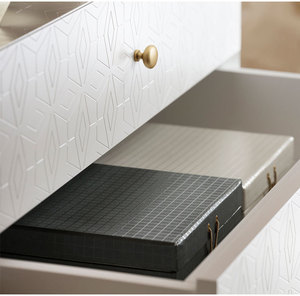 Poignée de tiroir et bouton de placard <span class=keywords><strong>TOMU</strong></span> personnalisés, grande taille, noir et or, pour armoire de chambre et décoration intérieure - Product Image 6