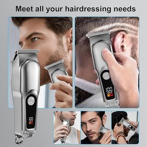 Máy Cắt Tóc Chuyên Nghiệp Cao Cấp, Máy Cắt Tóc Điện, Máy Cắt Tóc Không Dây, Bộ Máy Cắt Tóc Cho Thợ Cạo - Product Image 2