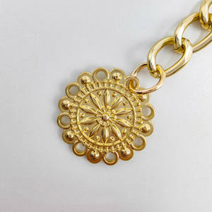 Cinto de Correntes para Cintura com Moedas Vazadas e Camadas, Moedas Douradas e Pingentes, Joia Corporal para Mulheres e Meninas - Product Image 5