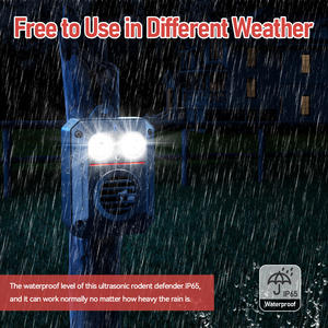 Yeni gelenler kapalı/açık ultrasonik sıçan ve fare kovucu alev işık Scare araba hayvan kovucu kuşlar üzerinde etkili - Product Image 2
