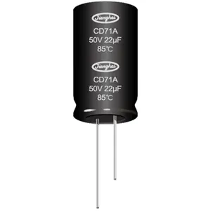 50V22uF 12.5*20mm Bi-polar CD 71A Série YX Fio de Chumbo Tipo Capacitor Eletrolítico de Alumínio 1-100uF