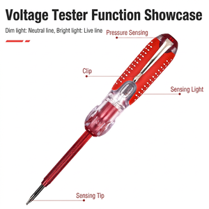 Ruike <b>Screwdriver</b> Set 7Pcs Insulated Cross Phillips Industrial Grade With Voltage Tester For Electrician Home Use - Product Image 4