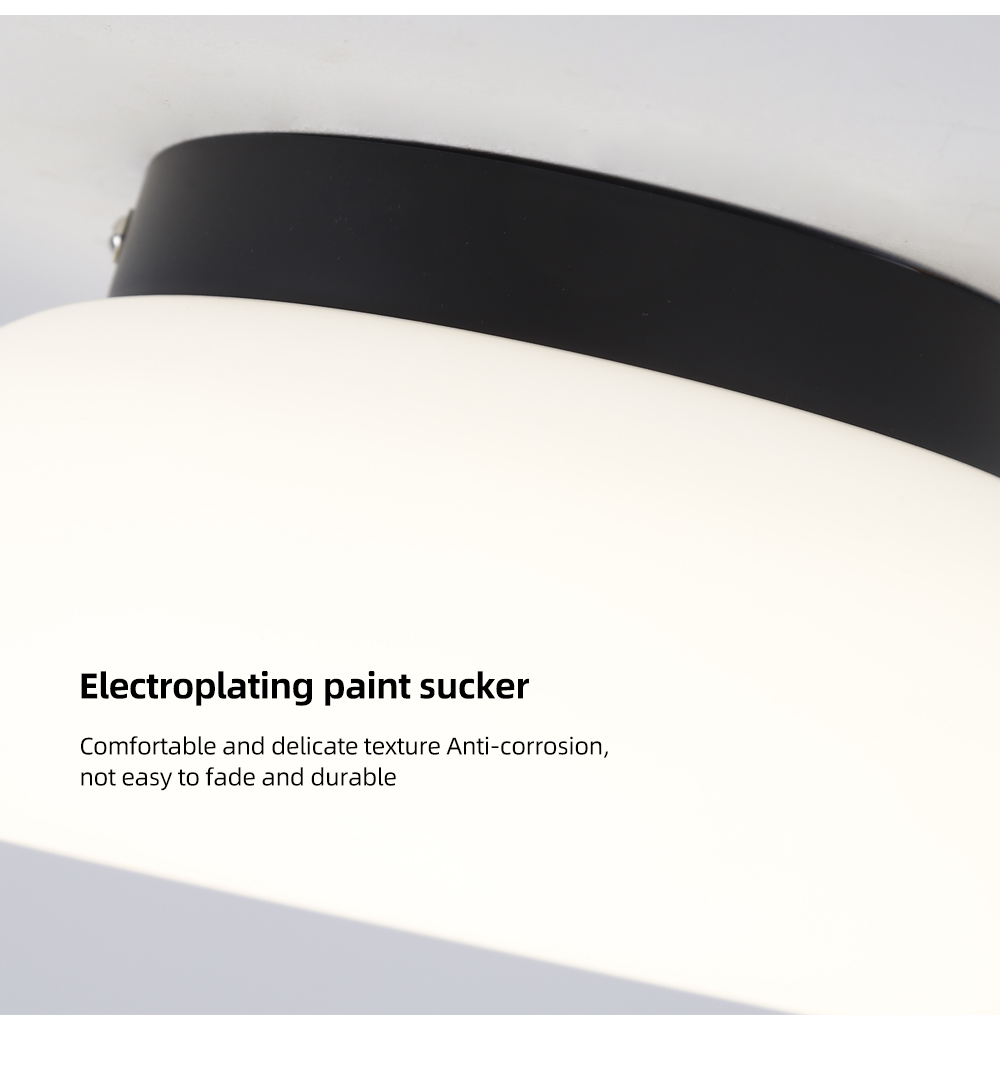 Modern Popular 3 Color changeable Round Led Ceiling Light 12w 24w PE Lamp For North Europe