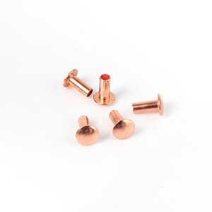 Remache bimetálico personalizado, cabeza plana redonda, diferentes <span class=keywords><strong>tipos</strong></span> <span class=keywords><strong>de</strong></span> <span class=keywords><strong>remaches</strong></span> semitubulares <span class=keywords><strong>de</strong></span> Metal - Product Image 4