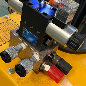 Bomba Hidráulica de Doble Acción TYDDSC 63/31.5Mpa 0.75KW, Unidad de Potencia Hidráulica de 2 Etapas con Solenoide para Elevación de Vehículos TYDDSC, TY - Product Image 5