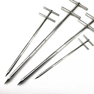 Polvo de granos de acero inoxidable 304/gránulo de arena cemento trigo arroz frijol muestreador/sonda de muestreo sólido - Product Image 1