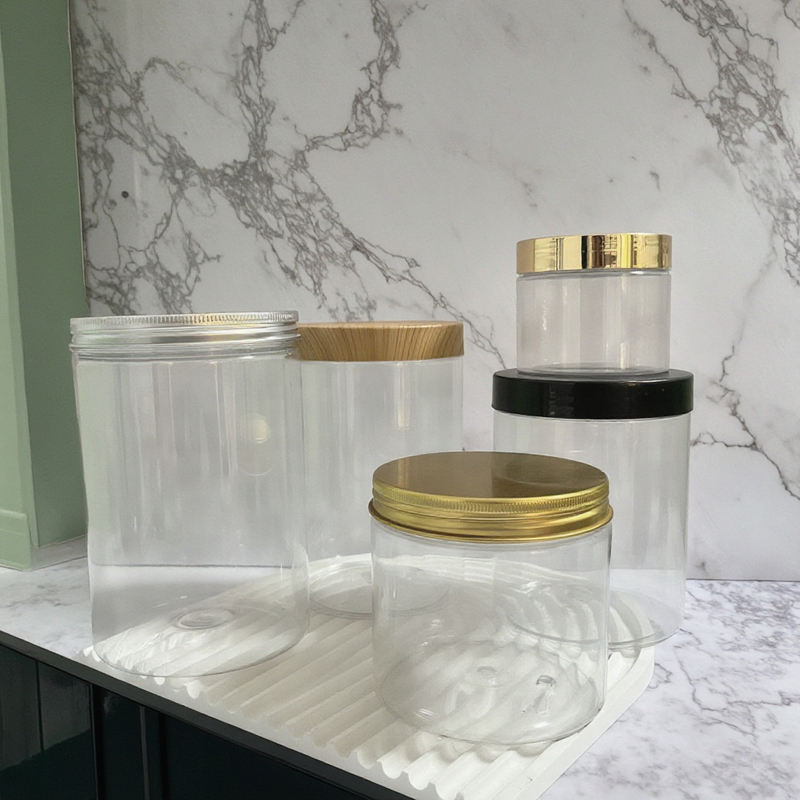 Plastic PET Pot Jars Cosmetic Containers