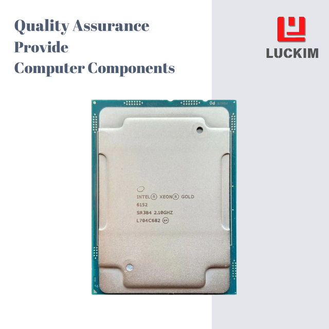 Gold 6152 22-Core 44-Thread Server CPU 2.1-3.7GHz 30.25MB Cache LGA3647 140W