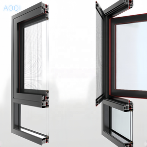 Fenêtres de séparation en aluminium pivotantes insonorisées à double couche <span class=keywords><strong>sur</strong></span> <span class=keywords><strong>mesure</strong></span> Qualification Energy Star Conception moderne pour la famille - Product Image 4