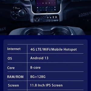 11.8 Inch Android 13 Car Radio for Dodge RAM 1500 2020-2023 Stereo Multimedia Player GPS Navigation Head Unit Qualcomm 128GB - Product Image 5