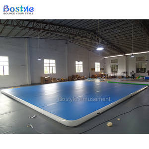 Haute qualité 15mm d'épaisseur PVC <span class=keywords><strong>AirTrack</strong></span> <span class=keywords><strong>GYM</strong></span> gymnastique <span class=keywords><strong>tapis</strong></span> de sol gonflable pour acrobaties Air Tracks - Product Image 3