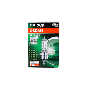 <span class=keywords><strong>OSRAM</strong></span> 64193L <span class=keywords><strong>H4</strong></span> <span class=keywords><strong>12V</strong></span> <span class=keywords><strong>60</strong></span>/<span class=keywords><strong>55W</strong></span> P43t แหล่งกำเนิดในประเทศจีนโคมไฟยานยนต์อายุการใช้งานยาวนาน2ปีรับประกันความทนทานมากขึ้น - Product Image 1
