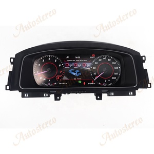 Cabina Virtual de grupo <span class=keywords><strong>Digital</strong></span> de coche para Volkswagen VW Golf MK 7 2013 + Pantalla de medidor de velocidad de instrumento de entretenimiento de tablero automático - Product Image 5