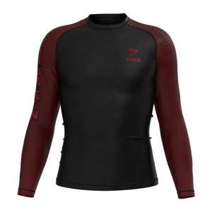 เสื้อรัดกล้ามเนื้อสำหรับผู้ชาย MMA BJJ คุณภาพสูงสำหรับการพิมพ์ลายแบบขายส่ง - Product Image 2