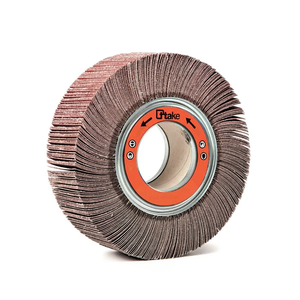 Ttake Abrasive Cloth Flap <b>Wheel</b> 250x30x100 Mm With Hole For <b>Grinding</b> And Polishing - Product Image 2
