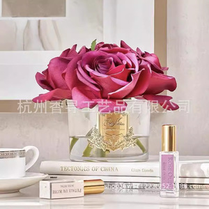 ดอกกุหลาบประดิษฐ์หอม ตกแต่งบ้านหรูหรา ของขวัญวันวาเลนไทน์ ปรับแต่งได้ รับผลิตแบรนด์ส่วนตัว OEM - Product Image 2