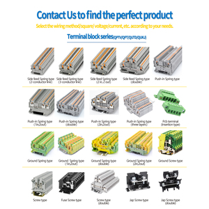 Bloque <span class=keywords><strong>de</strong></span> terminales con resorte QPTV-4 PTV4 <span class=keywords><strong>de</strong></span> 4 mm² para carril DIN, conector <span class=keywords><strong>de</strong></span> bloque <span class=keywords><strong>de</strong></span> terminales <span class=keywords><strong>de</strong></span> inserción lateral - Product Image 5