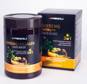 Toptan özel etiket 1000ml kremsi maske kollajen tedavisi saç bakım ürünleri - Product Image 1