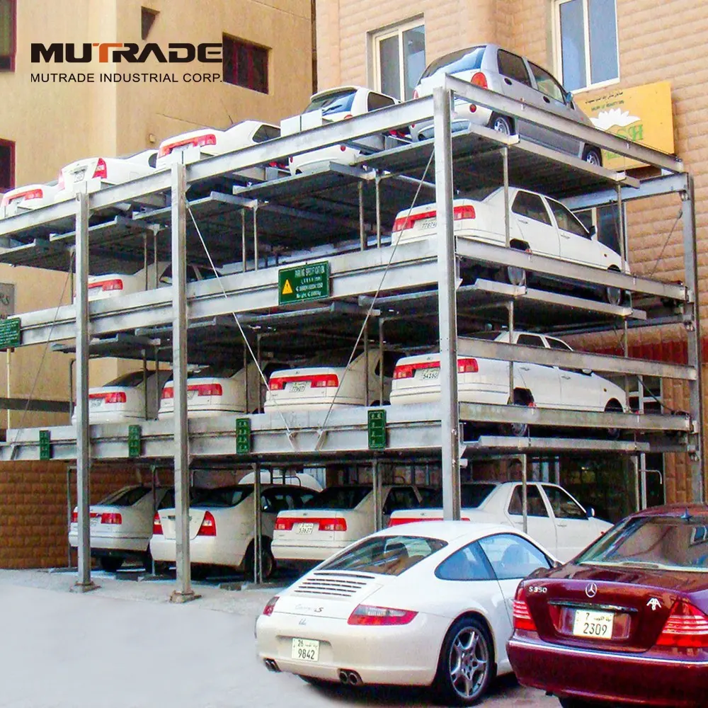Multilevel Semi Automatic Parking System Smart Lift-slide Puzzle Car Parking System