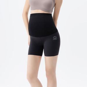 <span class=keywords><strong>Pantaloncini</strong></span> Estivi Sottili Traspiranti Anti-Esposizione in Tessuto Shark Skin a Tre Quarti, Senza Cuciture, con Protezione a Nido d'Ape per la Vita, Sicurezza in Gravidanza - Product Image 6