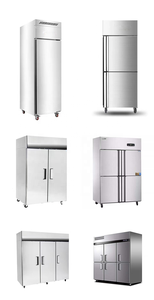 Ticari otel sanayi dik buzdolabı dört kapı buzdolabı 6 kapı dondurucu paslanmaz çelik chiller fiyat galleyware - Product Image 4