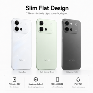 ขายส่ง vivo <span class=keywords><strong>S60</strong></span> 5G Octa Core CDMA Snapdragon 8s Gen 3 สมาร์ทโฟนป<span class=keywords><strong>ล</strong></span>ดล็อค กล้อง 50MP HD แบตเตอรี่ 7200mAh หน้าจอ 6.59 นิ้ว 144Hz - Product Image 4